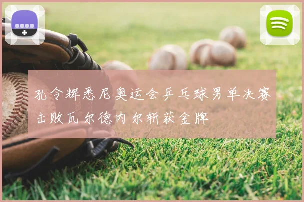 孔令辉悉尼奥运会乒乓球男单决赛击败瓦尔德内尔斩获金牌